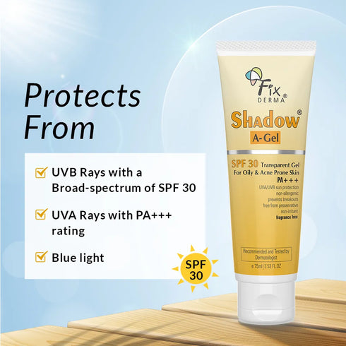 Fixderma Skincare Shadow Sunscreen For Oily Skin Spf 50 Silicone Matte Cream